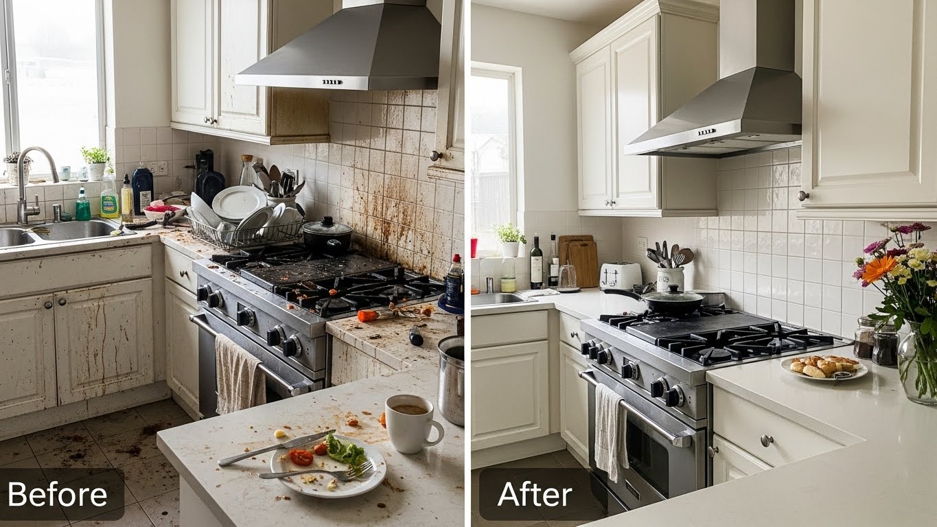 Kitchen Before and After