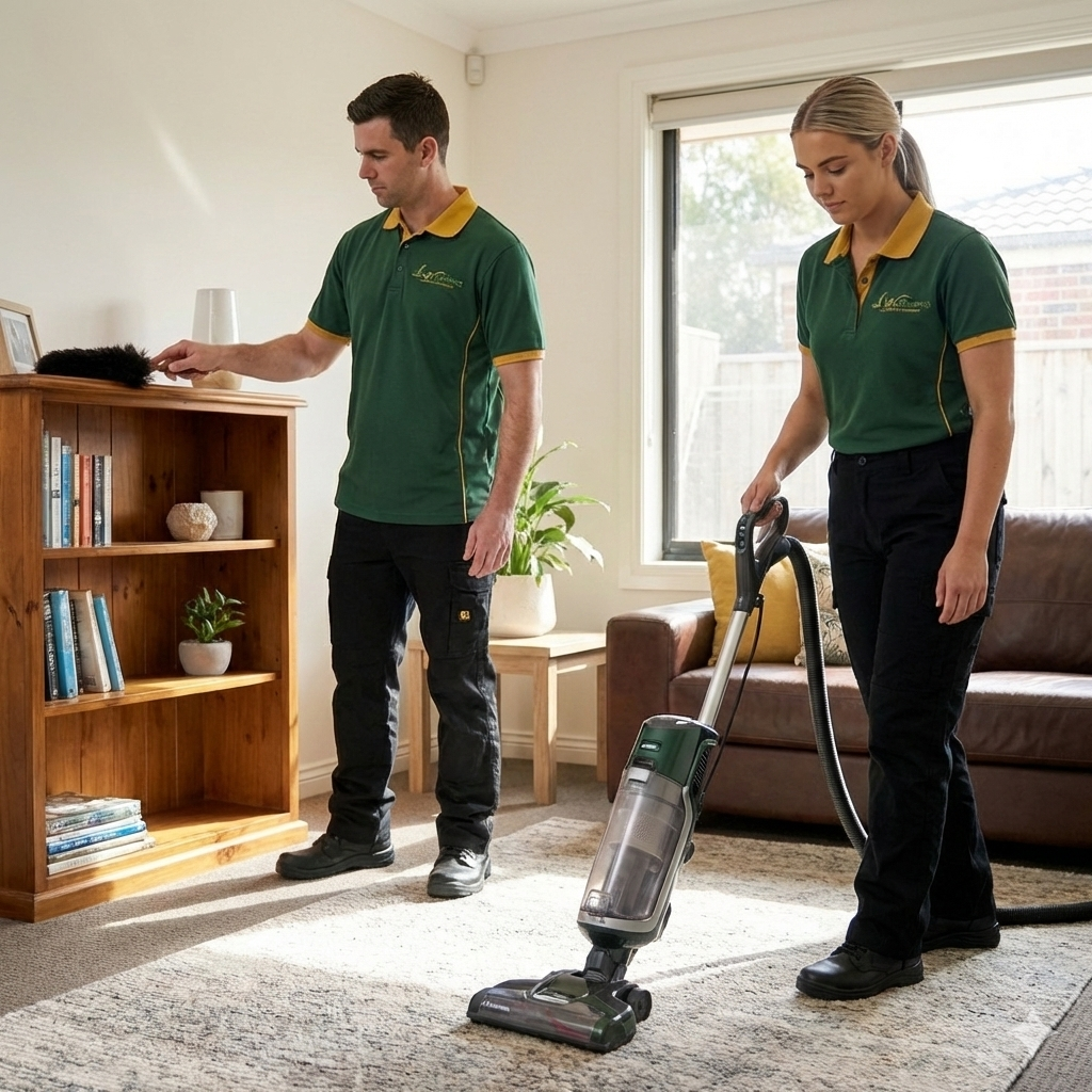 Cleaning Living Room